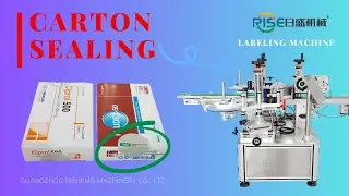 BOX CORNER SEALING LABELING MACHINE TAMPER EVIDENT LABELER FOR CARTON PACKAGING