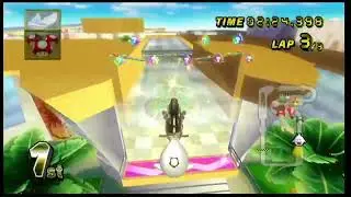 Mario kart Wii Fire flower cup granprix  Painful Race of torture