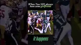 When Two NFL players have same girlfriend #football #sports #nflfunny