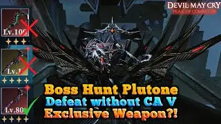 Boss Hunt Plutone | without CA Exclusive weapon? | Devil May Cry Peak of Combat DMC POC | The KiLLeR