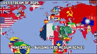 Minecraft - Building 1930 Medium Scale (Last Stream Of 2025)