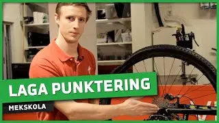 Laga punktering cykel - HappyMTB:s Mekskola