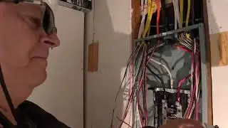 Relocating the subpanel from the closet to the garage. #electrician #electricalwork #electrical