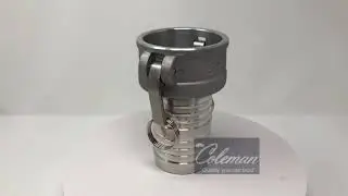 30C Cam and Groove Coupler 3 inch PT Cam X Hose Shank  Coleman Vacuum Systems United States