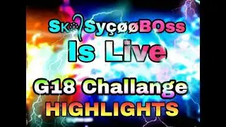 #GarenaFreeFire #FreeFire #Featurefreefire booyah live stream highlights G18 challenge