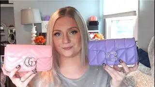 Coach Quilted Tabby Wristlet vs Gucci Marmont Super Mini