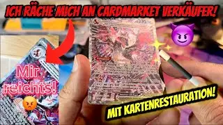 🪄SO kann man auch seine PROBLEME L&Ouml;SEN! Pokemon Karten Restauration!