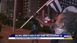 Multiple arrest made at BLM 757 protest