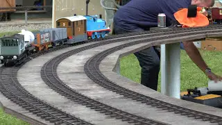 MODEL STEAM TRAINS AT WEST WILTSHIRE SOCIETY OF MODEL ENGINEERS