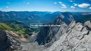 Ascents of Panther Mountain & Flints Peak in the Remote Backcountry of Banff National Park.