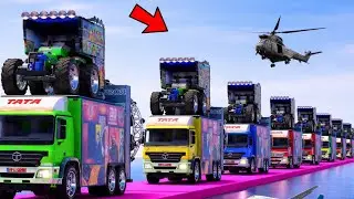 Motu Patlu ने किया Biggest Indian dj Super Mega Ramp Challenge 😱🫨🤑 GTA-5