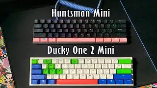 Which is better? Razer Huntsman Mini vs. Ducky One 2 Mini Review