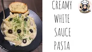 WHITE SAUCE PASTA RECIPE                     #food    #whitesaucepasta     #recipe      #tasty #yumy