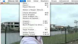 Exporting in widescreen from iMovie