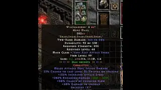 Project Diablo 2: S12 Maul Twister Proc Druid (meme) Build Showcase T3 Throne 9 mins PD2