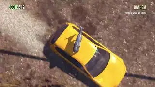 Goat stands on roof of drifting rwd honda civic hatch ???