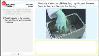 Beckman Coulter AU5800 Manually Clean The ISE