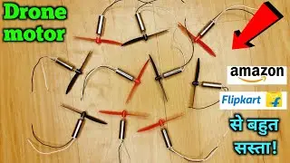50,000 RPM Mini Coreless Drone Motor with Propeller: Best Budget Motor @Electronicsproject99