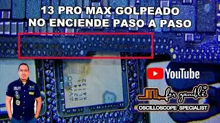 13 PRO MAX PLACA GOLPEADA NO ENCIENDE