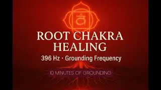 Quick 10 Minute Root Chakra Healing &bull; Grounding Frequency for Stability, Safety & Inner Strength
