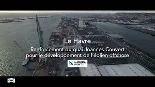 Renforcement du quai Joannes Couvert, le Havre