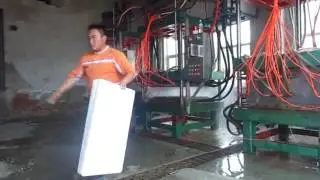eps fish box making machine/eps vegetable box making machine