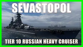 Sevastopol Soviet Russian Heavy Cruiser World of Warships Wows Review