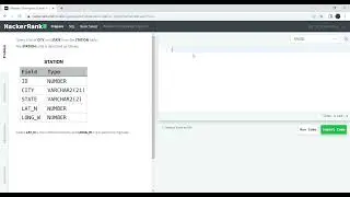 HackerRank SQL || Weather Observation Station 1 || SQL Learning