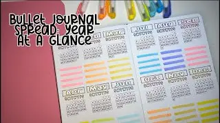 2025 Bullet Journal: Year At A Glance