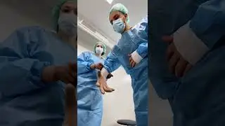 Лигатюк Д.Д. и Рудоман С.О. в операционной