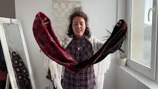Etsy Photo Shoot Day - Check Out The Scarves and Shawls I Photographed for My Vintage Clothes Shop