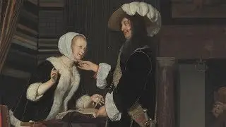 100 Meisterwerke - Kavalier im Verkaufsladen - Frans van Mieris d.Ä.