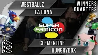 Super Famicon '17 - Westballz & La Luna vs Clementine & Hungrybox - Winners Quarters