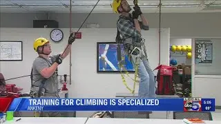 How are tower climbers trained?