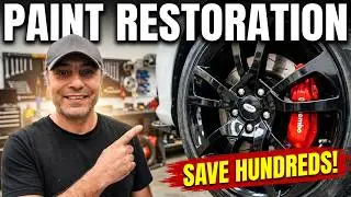 We Fixed This Paint Disaster on Ford XR6 Callipers & Rims Full Strip & Repaint