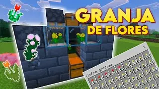 🌺 Flower Farm (Very easy and expandable) &middot; Minecraft Bedrock 1.21 #minecraft