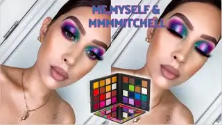 ME,MYSELF & MMMMITCHELL PALETTE|MULTICOLORED EYE LOOK|TUTORIAL
