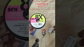 Unboxing , SFX 8x Braided line 🎣🔥🔥(fishermanhub website) #fishing #unboxing
