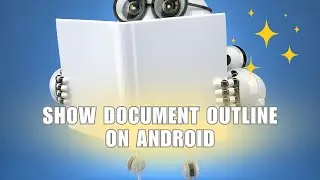 ✅ FAST: Google Docs : How to show document outline on Android Phone | for Dummies