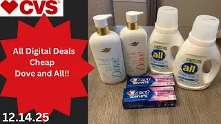 CVS: Все цифровые предложения - Дешево от All, Dove и многое другое! 14.12.25 #cvsdeals