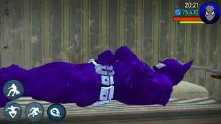 Batman in Amazing Spiderman Games - Flying Rope Hero City Rescue Battle (Power Spider 2) GamePlay