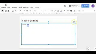 Google Slides: Text Formatting