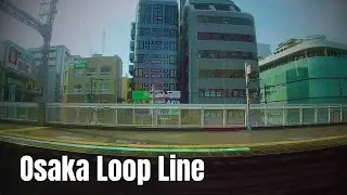Osaka Loop Line  - train from Morinomiya to Tennoji