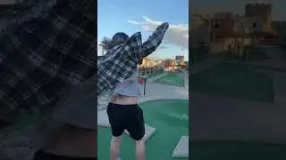 Double Hole in One in Mini Golf!!