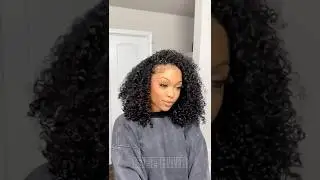 НАСТОЯЩИЕ ВОЛОСЫ?😲😲🤯 #iseehairhalfwig #shorts #afrocurly #curlyhair #gluelesswig #holidayhair