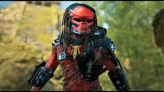 PREDATOR TRAINING ON PRIVATE MATCHES / Predator Hunting Grounds JUNGLE HUNTER'87 GAMEPLAY #377