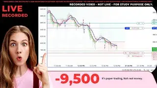 Live Recorded - bank nifty - option trading - not recommend to buy/sell - Scb Trading Guide Kannada
