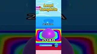 2048 | 2048 | 256A Ball in 2048 Rainbow Tile - Ball Run 2048 #cutiepie22yt #devagamezone #fyp