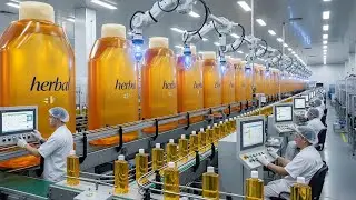 Inside the Hair Oil Factory &ndash; Shocking Process of How Hair Oil Is Actually Made!