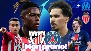 Mon prono pour Athletic Club - PSG! (+ matchs de Marseille et de Monaco)